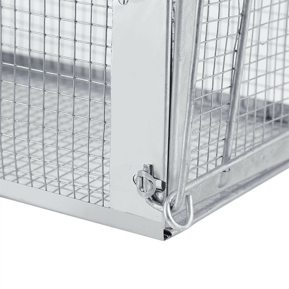 USA Mouse Trap Rat Trap Rodent Trap Live Catch Cage made of galvanized steel, designed for humane rodent capture.