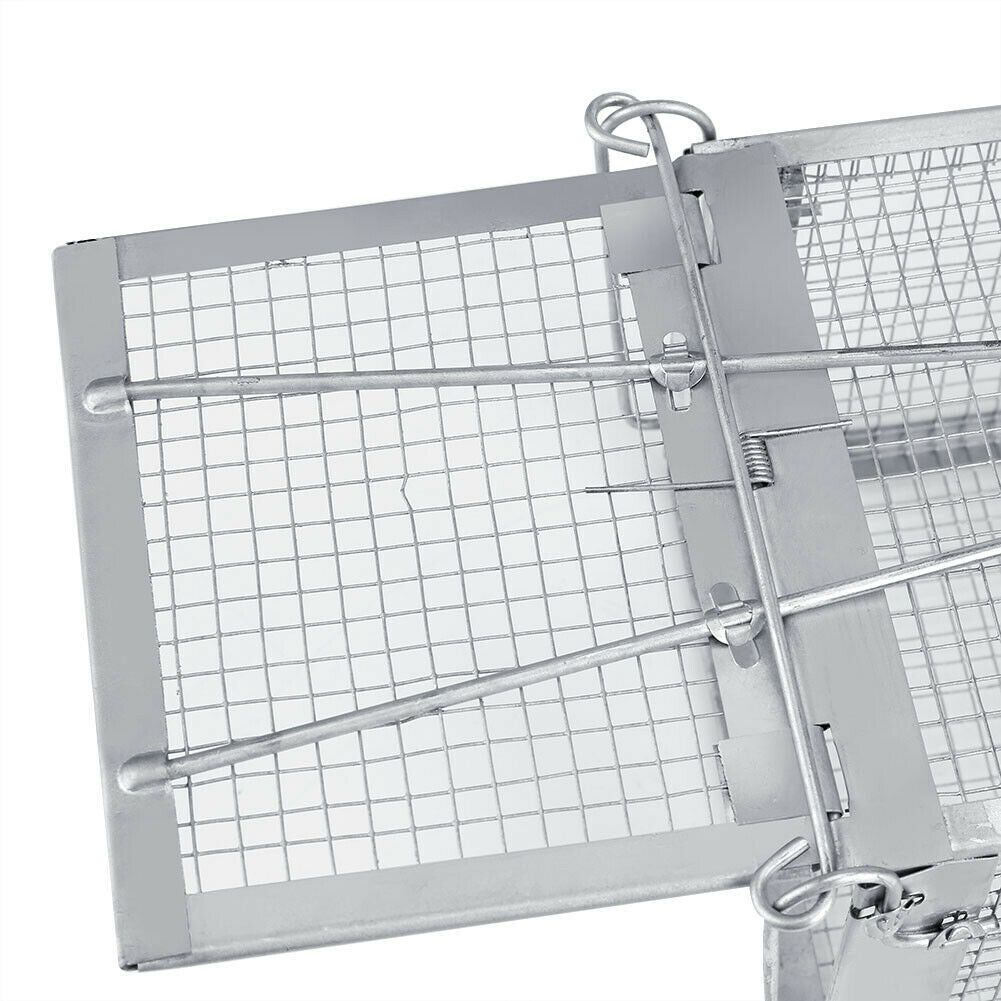 USA Mouse Trap Rat Trap Rodent Trap Live Catch Cage made of galvanized steel, designed for humane rodent capture.