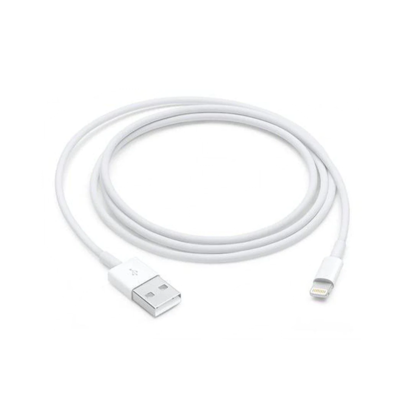 USB 2.0 to Lightning cable for iPhone, iPad, and iPod, 3ft long, featuring a durable design and efficient charging capabilities.
