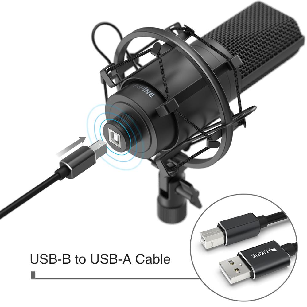 USB condenser microphone with adjustable desktop arm and shock mount, ideal for studio recording and YouTube vocals.