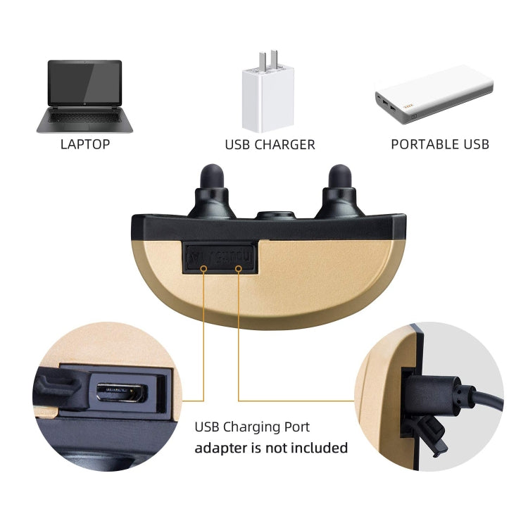 USB Rechargeable Waterproof Dog Bark Collar with adjustable sensitivity and ultrasonic technology, suitable for all dog sizes.
