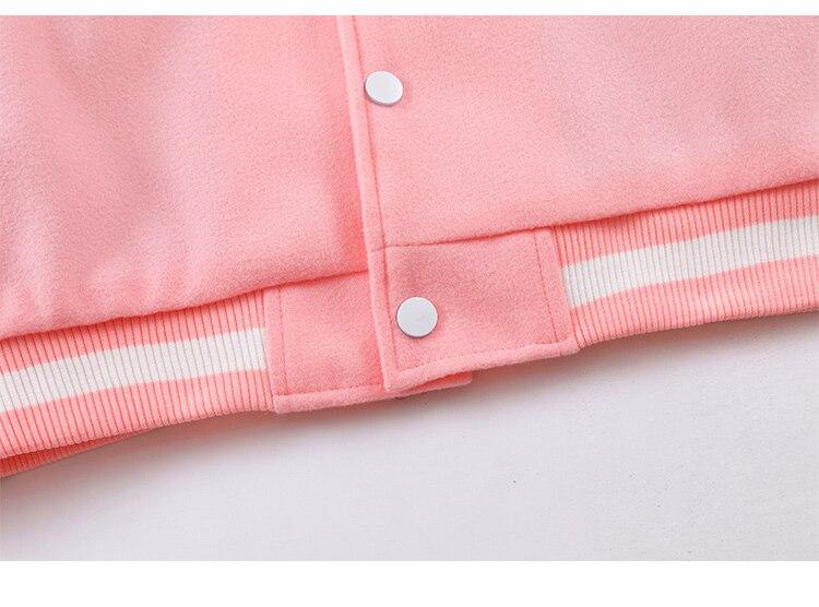 Men's varsity jacket featuring bear embroidery and patchwork design, perfect for autumn and winter wear.