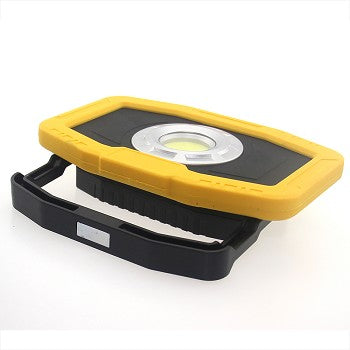 Vulcan 300 Portable Magnetic Worklight with two lighting modes, showcasing its compact design and powerful LED lamp.