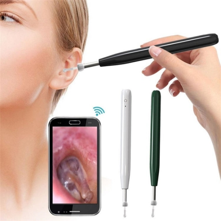 W2 WiFi Smart Visual Ear Pick Cleaning Kit with camera and silicone ear scoop for effective ear wax removal.