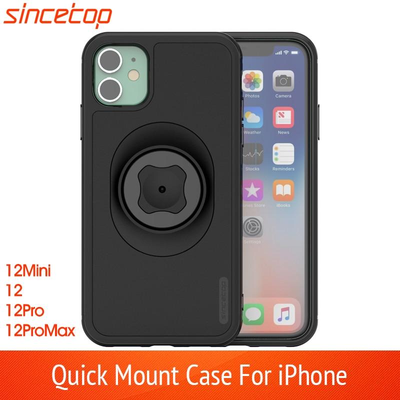 Waist Belt Clip Bicycle Phone Holder for iPhone, featuring a quick mount case and durable design, ideal for cyclists.