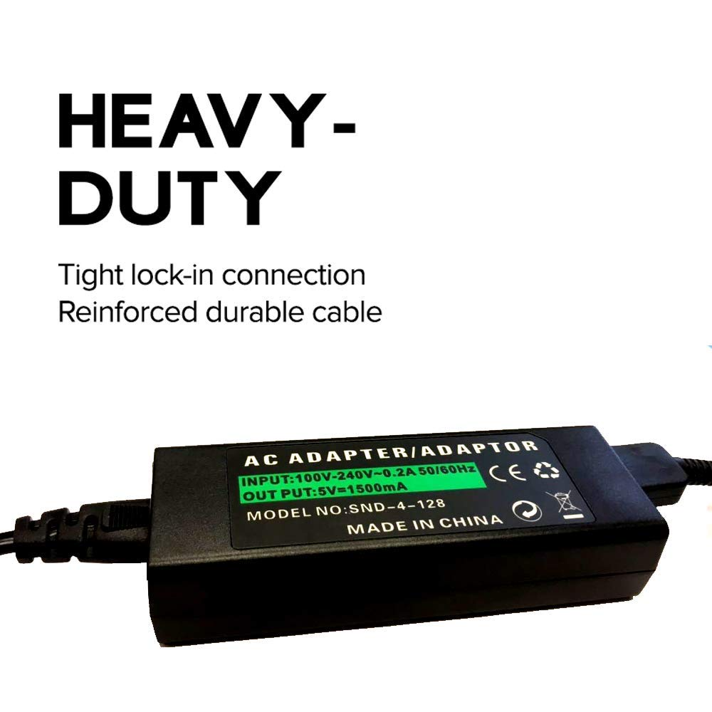 Wall Home Travel AC Charger Adapter designed for Sony PlayStation Portable PSP Go, featuring collapsible prongs for easy travel.