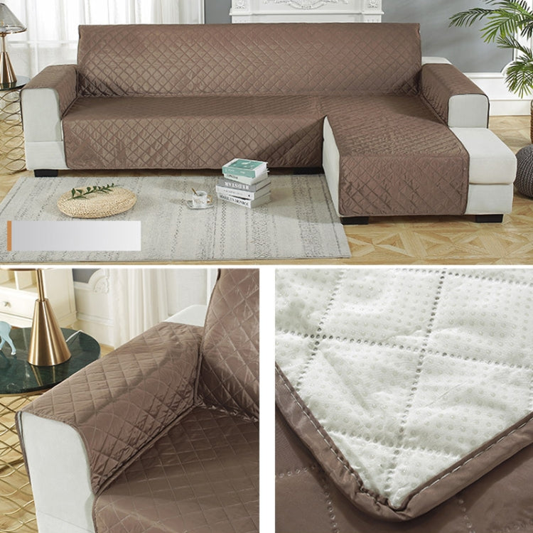 Waterproof non-slip pet cushion sofa cover in a stylish design, showcasing its durable polyester fabric and anti-slip backing.