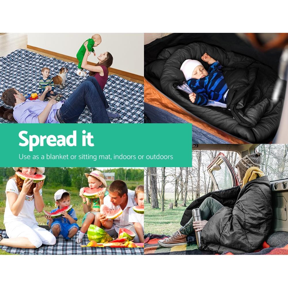 Weisshorn Sleeping Bag in grey, showcasing its compact design and features for camping and hiking.