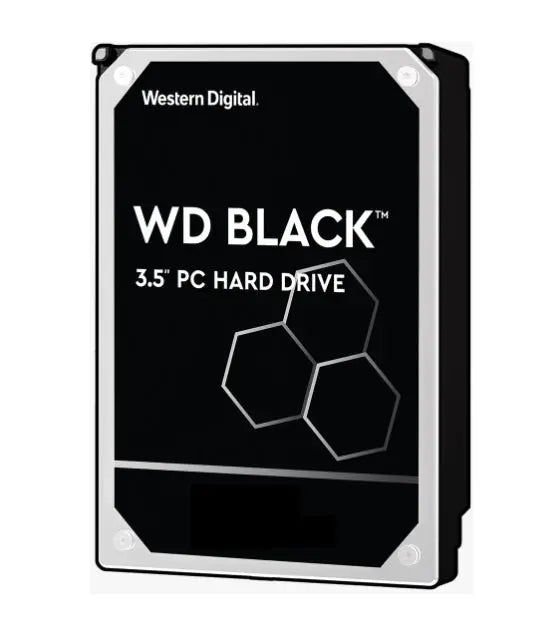 Western Digital WD Black 2TB 3.5' HDD with SATA 6gb/s interface and 7200RPM speed, designed for high performance and reliability.