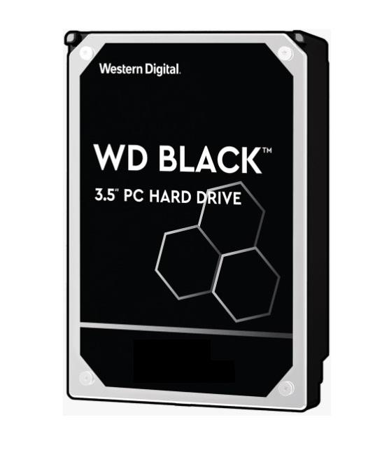 Western Digital WD Black 6TB 3.5' HDD with SATA 6gb/s interface and 7200RPM speed, designed for high performance and reliability.