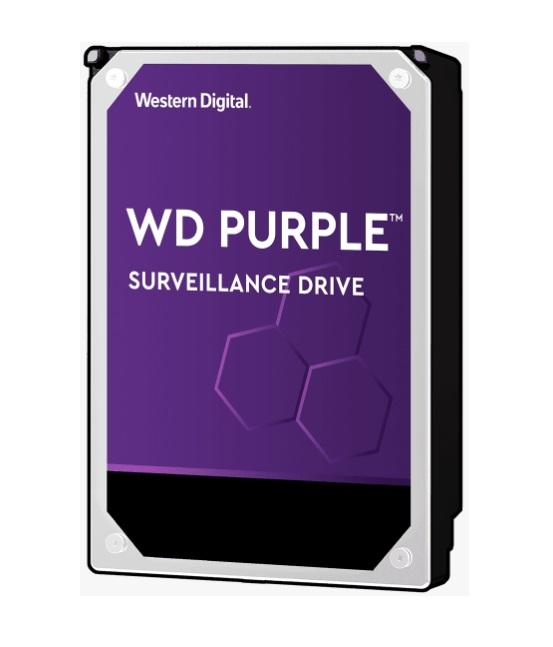 Western Digital WD Purple 6TB Surveillance HDD, 3.5-inch, designed for 24/7 security systems with 5400RPM speed.