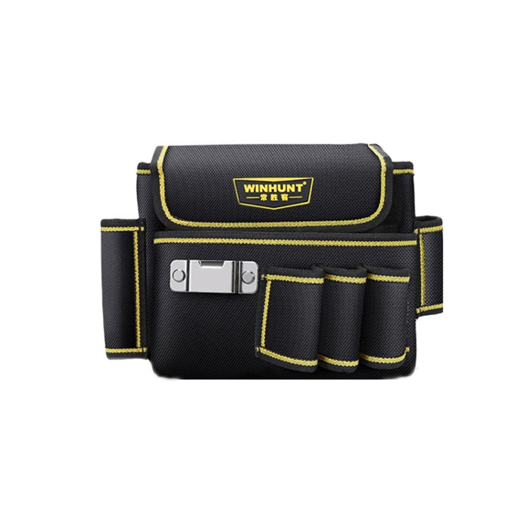 WINHUNT Thickened Canvas Multifunctional Hardware Tool Bag showcasing its durable material and multiple pockets for tool storage.