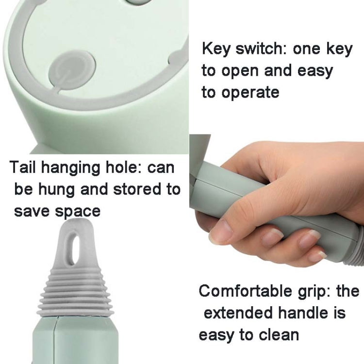 Wireless Electric Cleaning Brush with multiple brush heads for kitchen and bathroom cleaning, featuring a USB charging port.