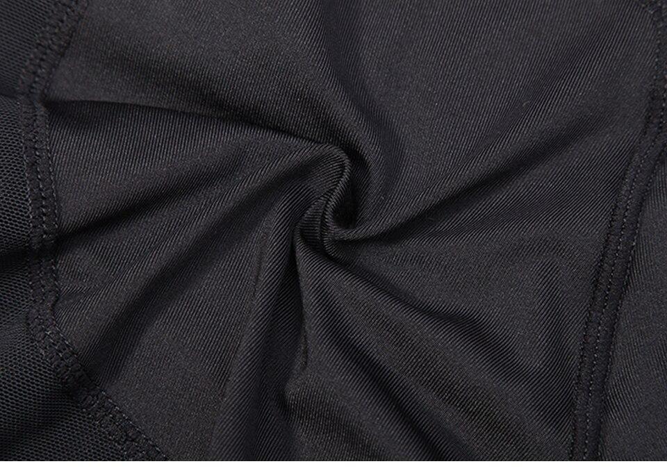 Women Shapewear Tummy Control Bodysuit in black, showcasing a mid-thigh design and seamless fabric for a smooth silhouette.