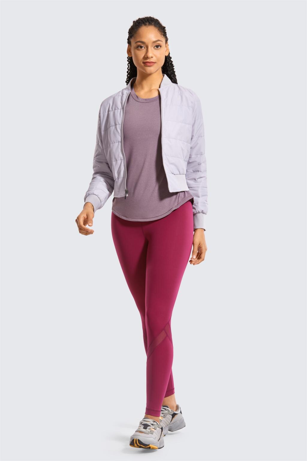 Women's Lightweight Heather Loose Fit Short Sleeve Sport Shirt in a stylish heather design, perfect for workouts and yoga.
