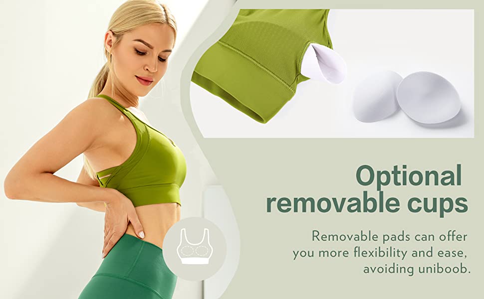 Women's Longline Strappy Yoga Bra in high-impact design, featuring breathable fabric and padded support, perfect for workouts.