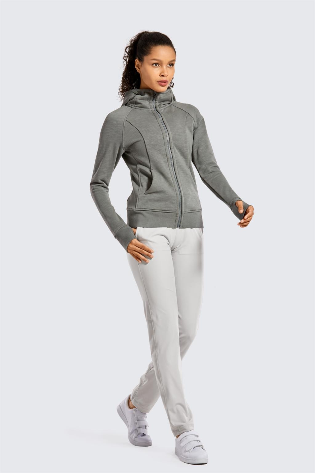 A pair of women's stretch lounge sweatpants in a stylish design, featuring a drawstring closure and pockets, perfect for travel and athletic training.