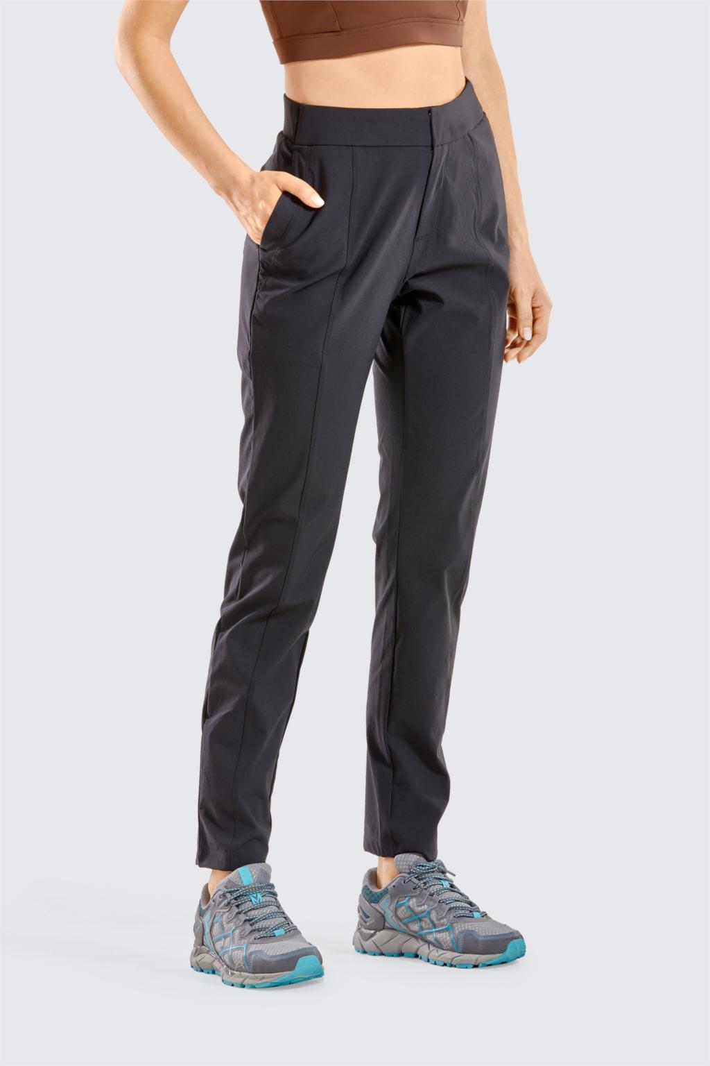 A pair of Women's Zip-off Hiking Pants in various colors, showcasing their lightweight and quick-drying fabric, with zip-off legs for versatility.
