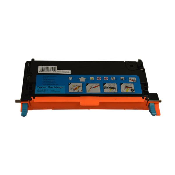 X560H2CG Premium Generic Cyan Toner Cartridge, remanufactured for high-quality printing.
