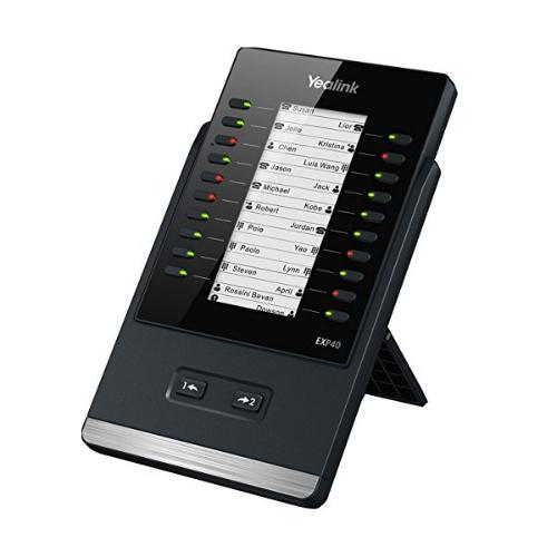 YEALINK EXP40 LCD Expansion Module with large graphic display and multiple programmable keys for SIP-T46G and SIP-T48G phones.
