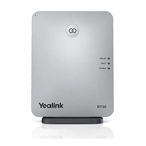 Yealink RT30 DECT Phone Repeater with LED display, designed for modern office environments.