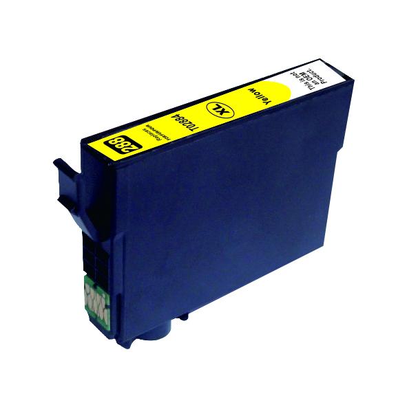 Yellow compatible inkjet cartridge replacement for Epson 288XL, designed for vibrant printing.