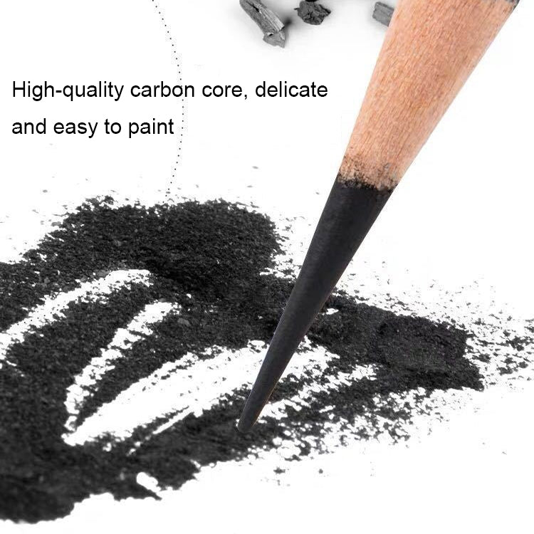 YGSM-30 Sketch Pencil Set featuring various pencils, charcoal pencils, erasers, and a storage bag, ideal for artists.