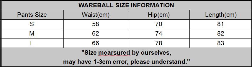 A pair of WAREBALL seamless yoga pants in various colors, showcasing the high waist design and ankle-length fit, ideal for women's activewear.