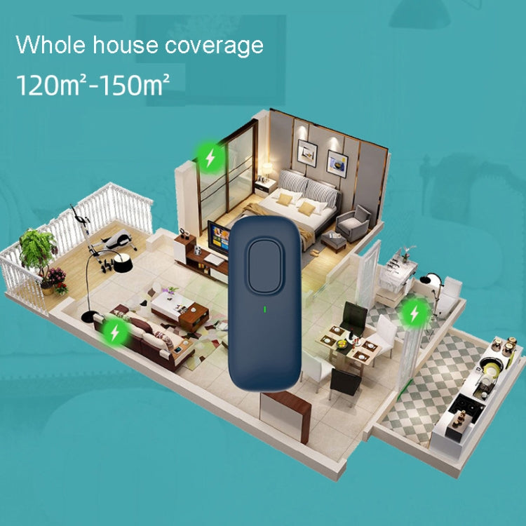 ZCC01 Ultrasonic Mosquito Repellent device in a modern home setting, showcasing its compact design and user-friendly interface.