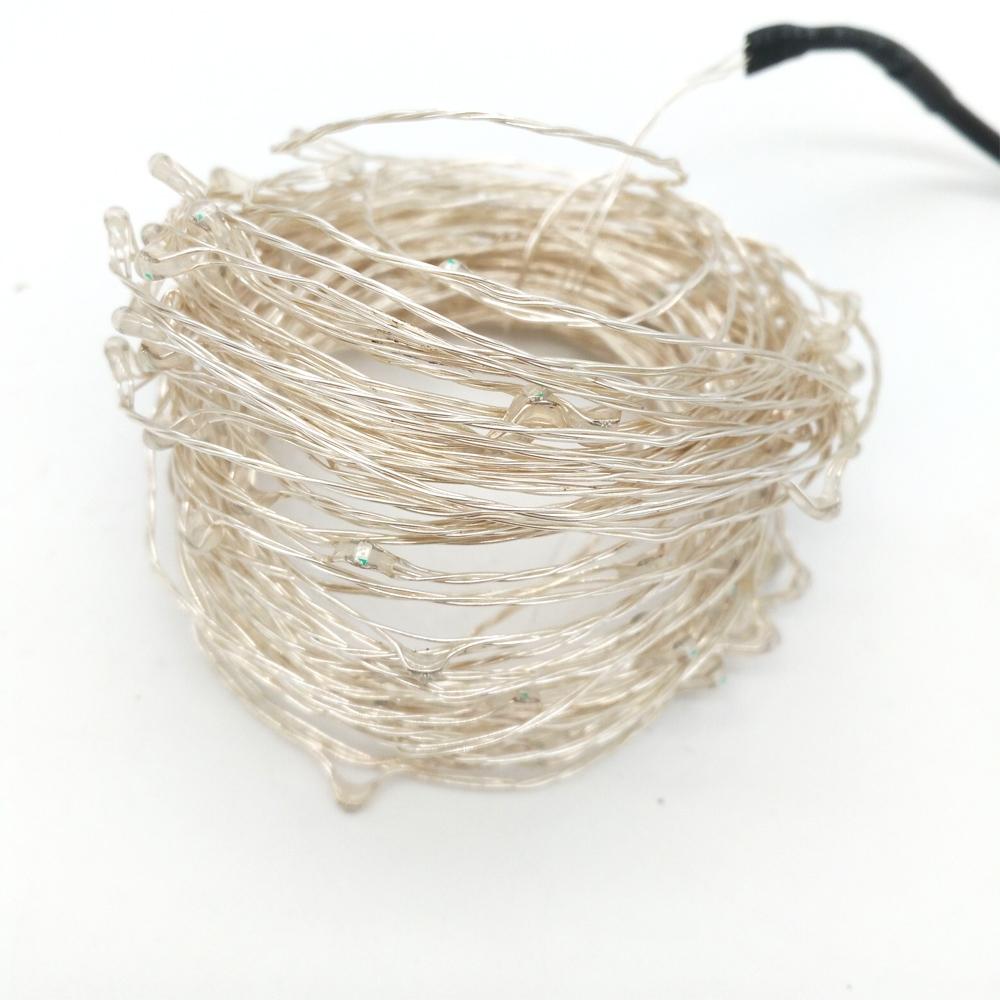 ZDM 10M USB Copper Wire Waterproof LED String Light featuring 100 LEDs, ideal for festive decorations and outdoor use.