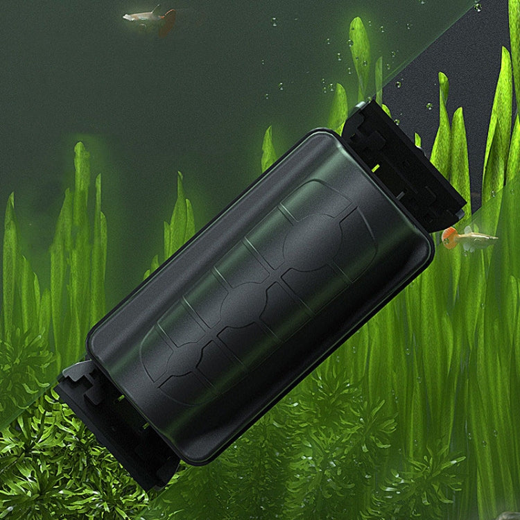 ZY-03S Small Carbon Blade Fish Tank Glass Magnetic Brush with a comfortable grip and dual bristle design for effective algae removal.