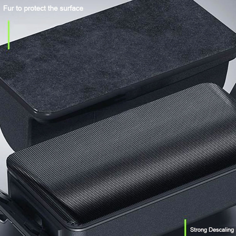 ZY-03S Small Carbon Blade Fish Tank Glass Magnetic Brush with a comfortable grip and dual bristle design for effective algae removal.