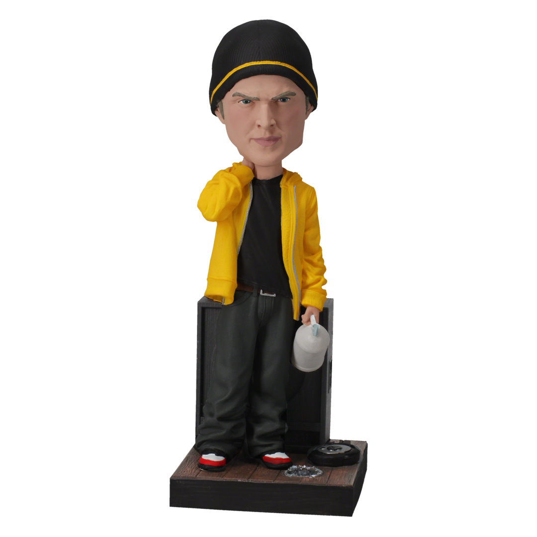 Breaking Bad Jesse Pinkman Bobblehead featuring detailed design and vibrant colors, perfect for collectors and fans.