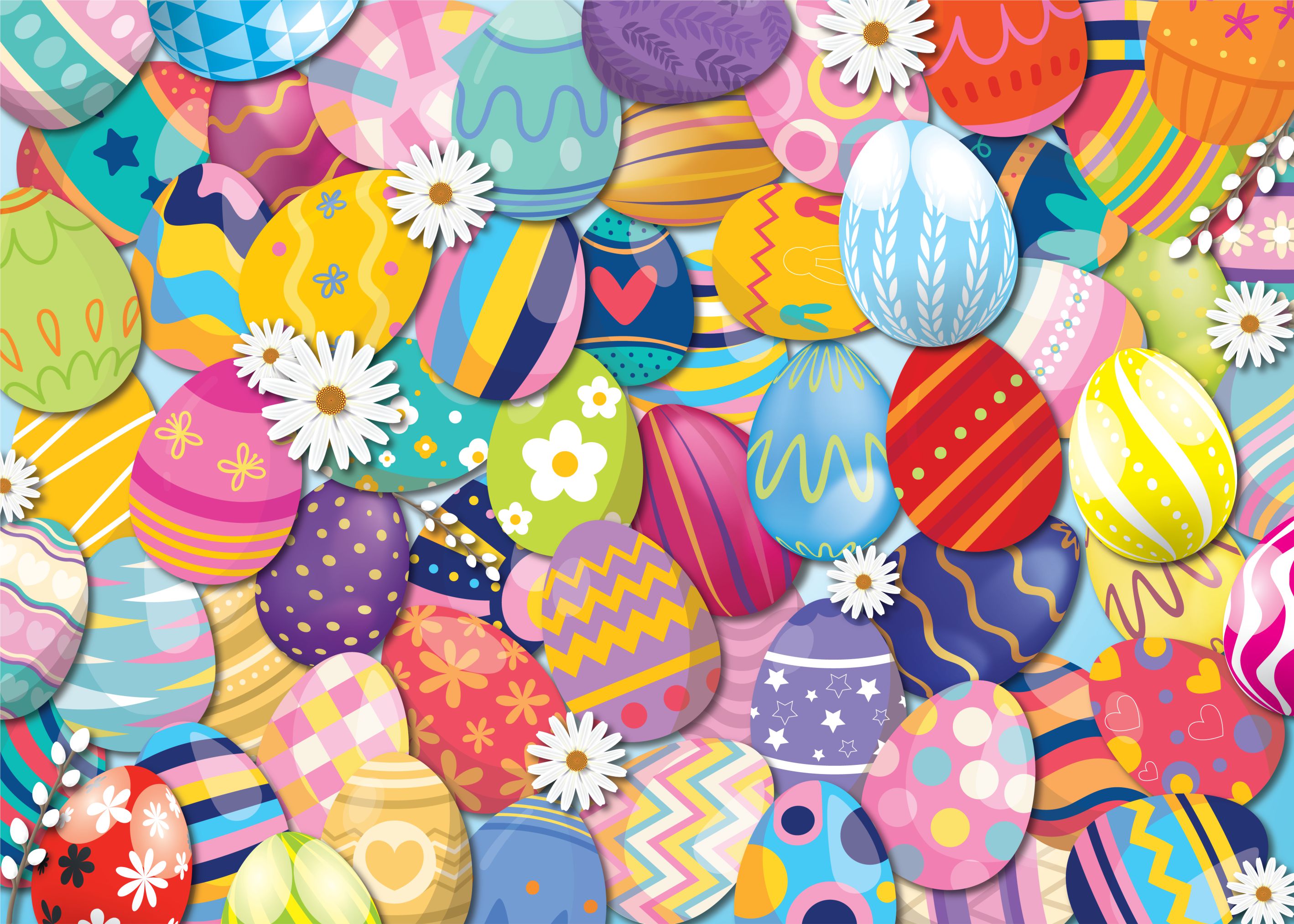 Colorful Candy Egg Jigsaw Puzzle with 1000 unique pieces, showcasing vibrant designs and high-quality craftsmanship.