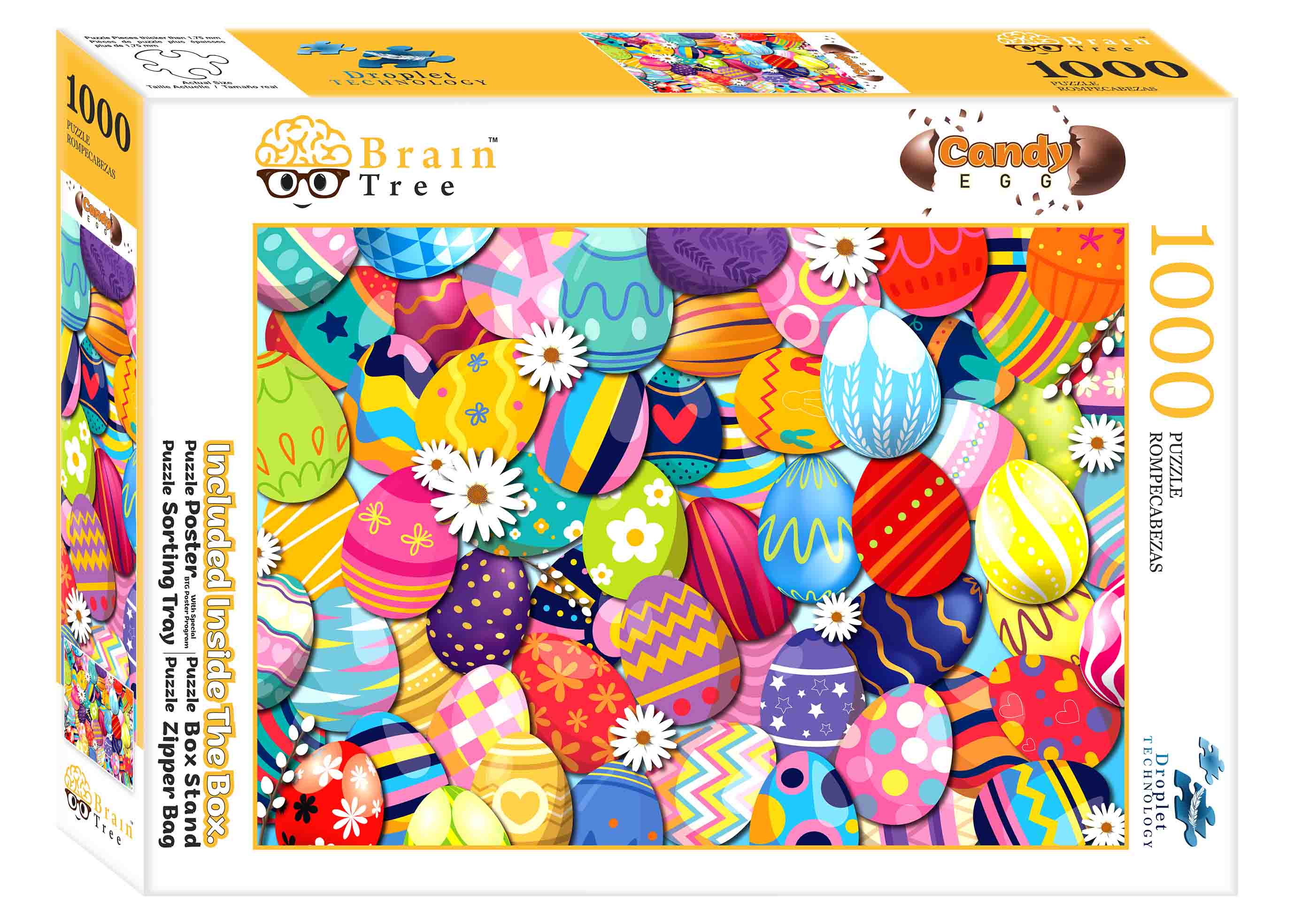 Colorful Candy Egg Jigsaw Puzzle with 1000 unique pieces, showcasing vibrant designs and high-quality craftsmanship.