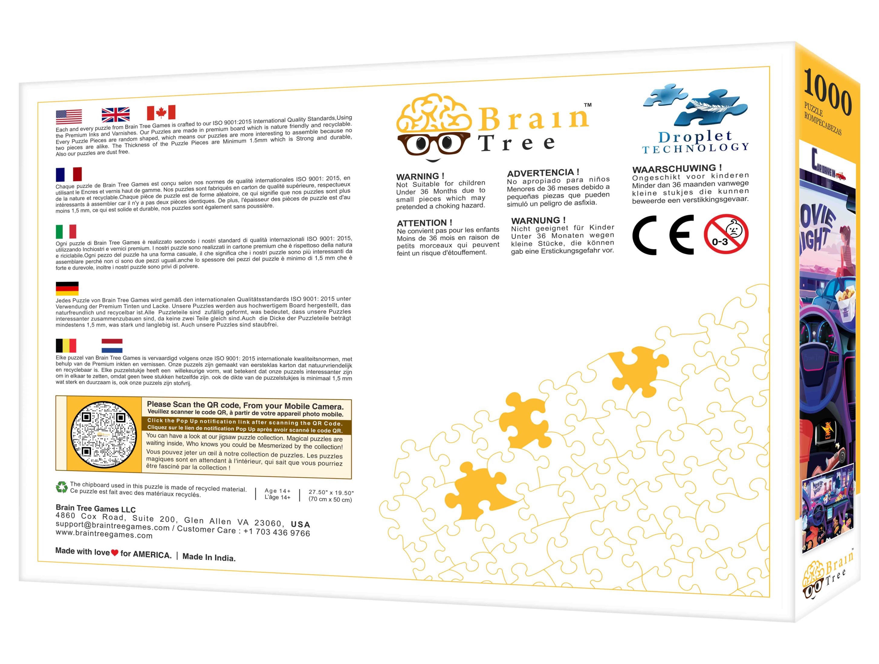 A vibrant 1000 piece jigsaw puzzle featuring various car designs, showcasing unique shapes and colors, perfect for car enthusiasts.