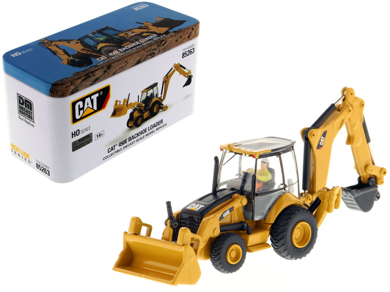 Diecast model CAT backhoe loader