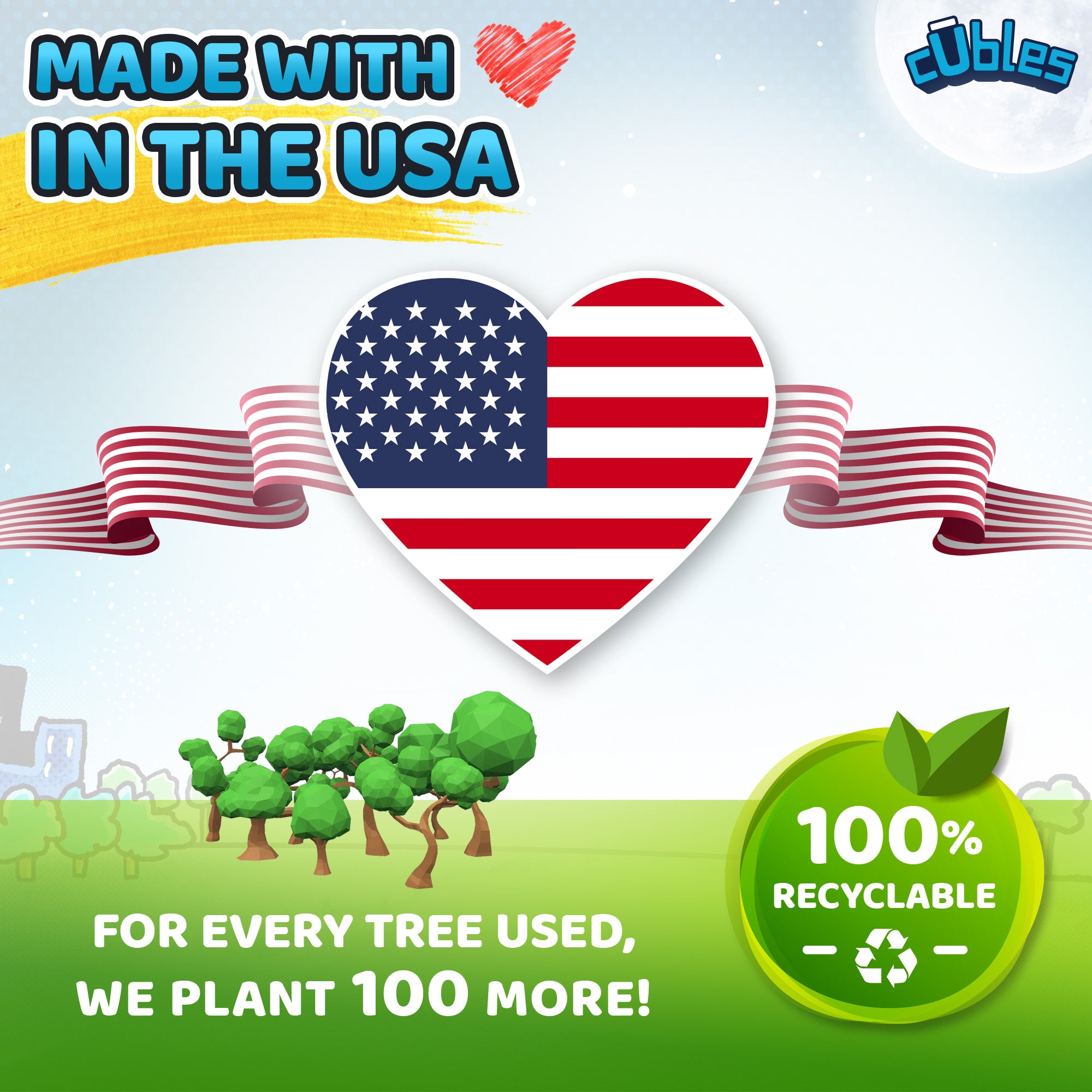 CUBLES Cat Kid paper craft kit featuring poseable character pieces in vibrant colors, designed for children aged 6 and up.