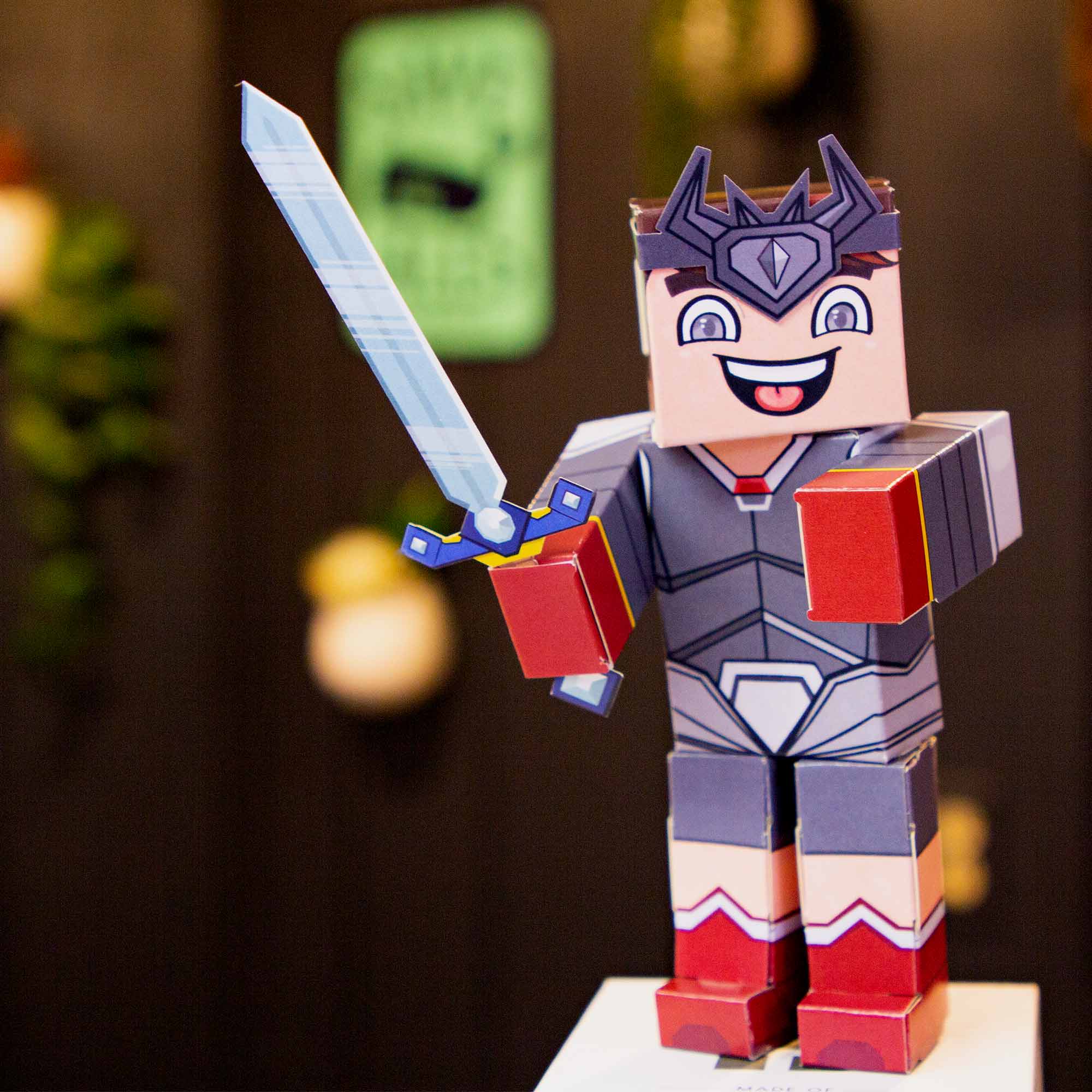 CUBLES Craftee & Logdotzip Set featuring colorful paper craft pieces for imaginative play, designed for children aged 6 and up.