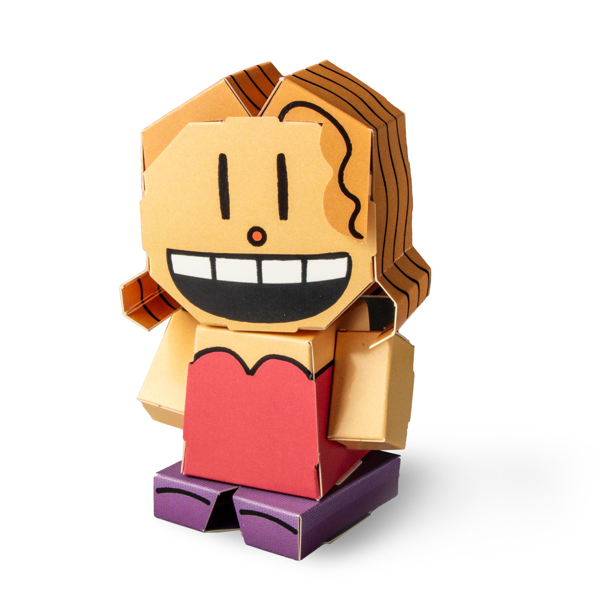 CUBLES Yolay Caprese paper craft kit featuring colorful character pieces for creative assembly.