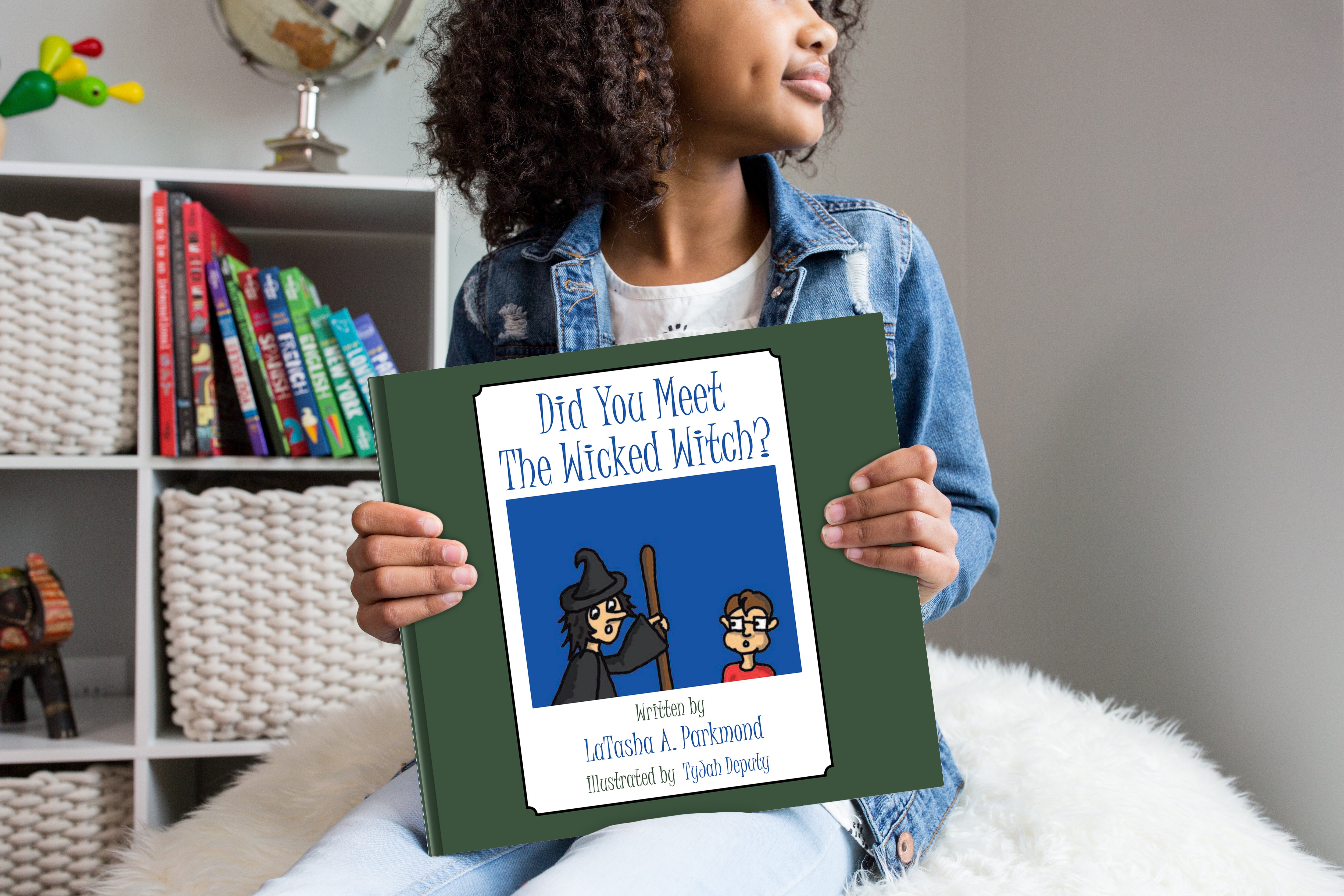 Cover of 'Did You Meet The Wicked Witch' paperback book featuring a whimsical forest and a little boy on an adventure.