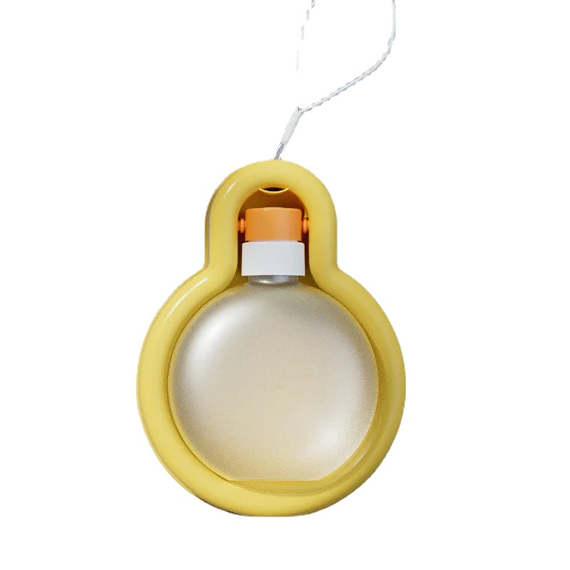 Lightweight portable dog water bottle in green, designed for outdoor travel with a wide drinking tank and stable base.