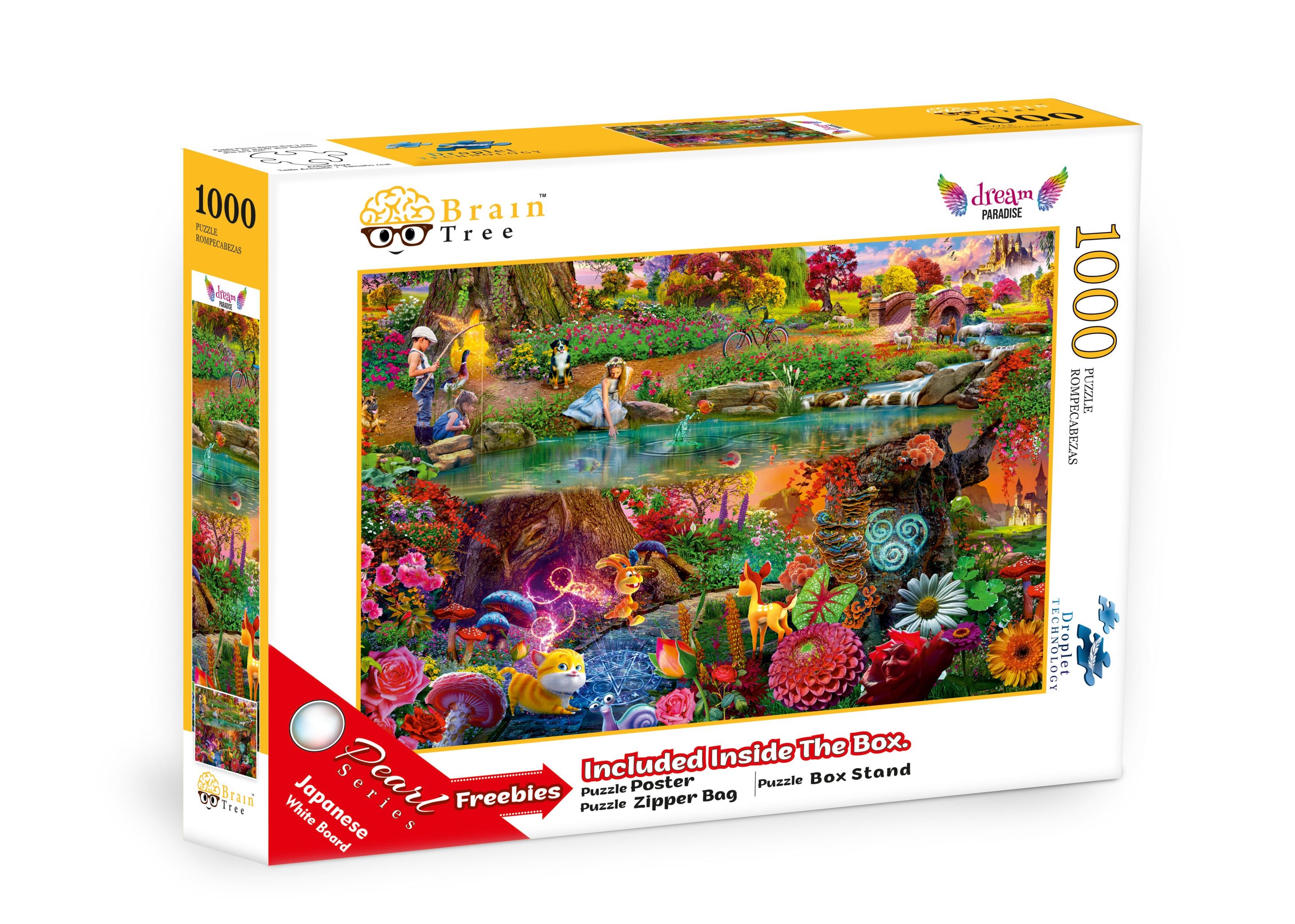 Dream Paradise Jigsaw Puzzle featuring vibrant underwater creatures and colorful plants, showcasing unique puzzle pieces.