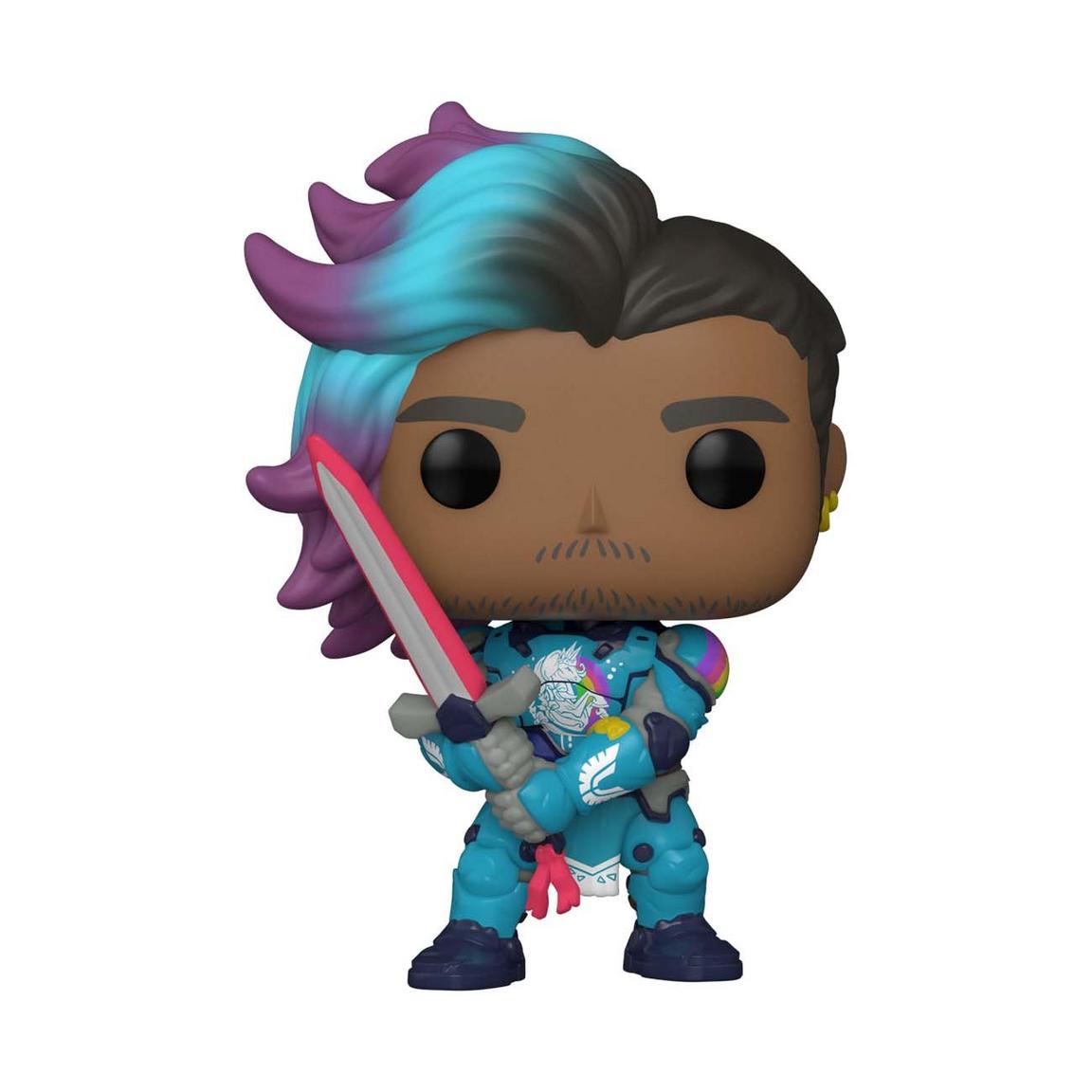 Funko POP! Paladin Mike vinyl figure from Tiny Tina's Wonderlands, standing 4.5 inches tall with vibrant colors and detailed design.