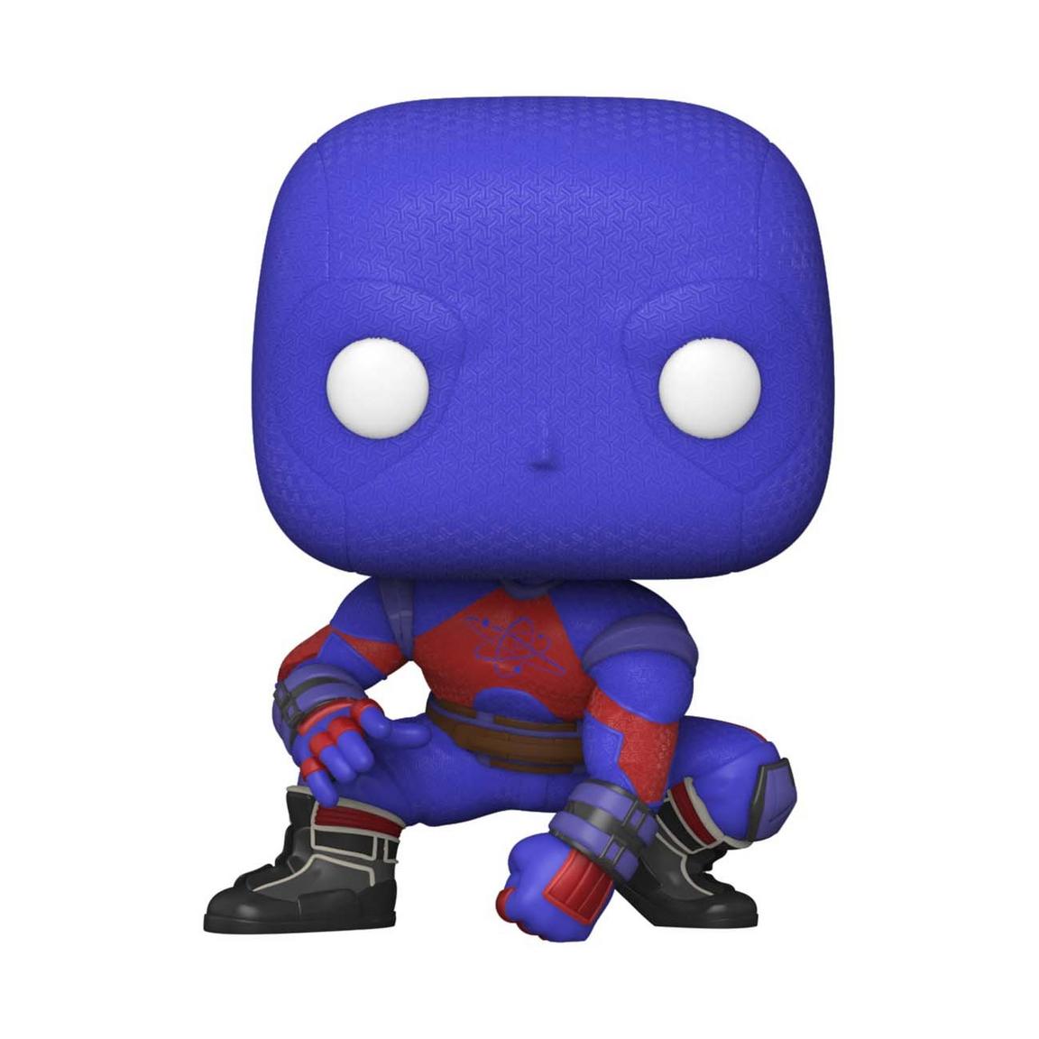 Funko POP! Atom Smasher vinyl figure from DC Comics, standing 3.31 inches tall with vibrant colors and detailed design.