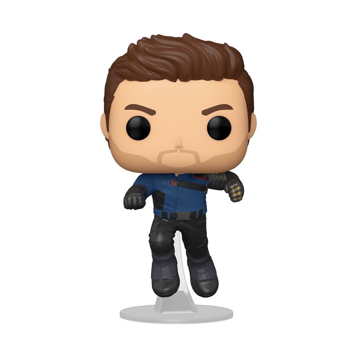 Funko POP! Winter Soldier bobblehead, 5 inches tall, featuring Bucky Barnes in detailed design.