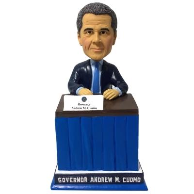 Governor Andrew Cuomo Bobblehead, 7 inches tall, detailed design by National Bobblehead Hall of Fame.