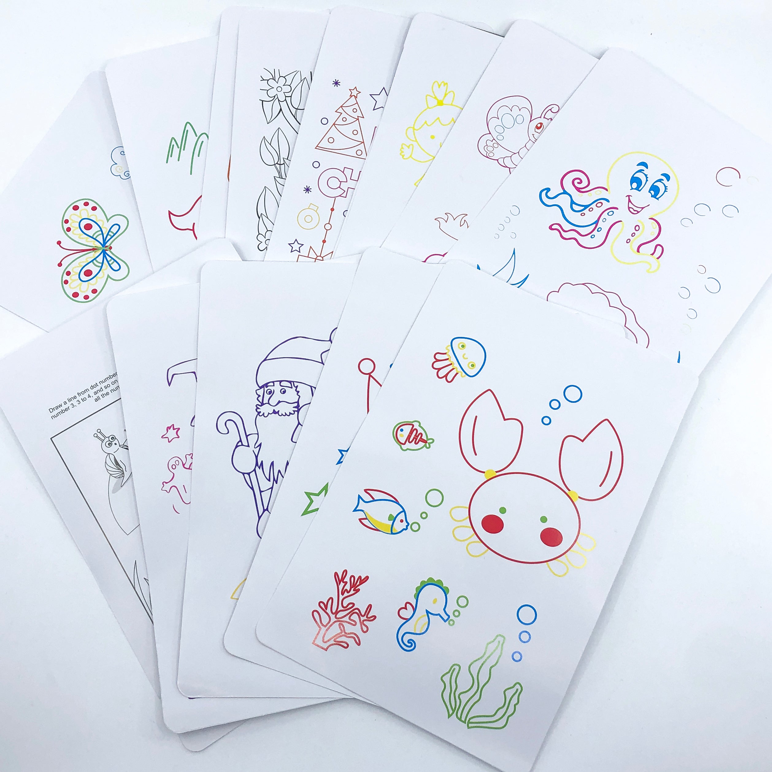 Light-Up Dry-Erase Drawing Board with colorful light effects and included markers and stencils.