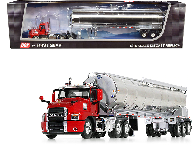 Diecast scale model tanker truck.