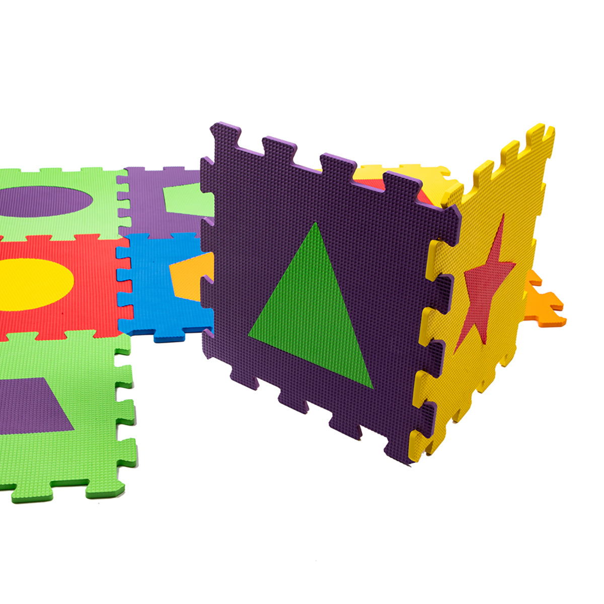 Matrax Eva Puzzle Spielmatte in bunten Farben, ideal für Kinder zum Spielen und Lernen, aus BPA-freiem Material gefertigt.